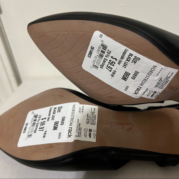 LAST CHANCE ⚫️ NWT Clarks 6.5 Slingback Shoes ⚫️ - Picture 6 of 6
